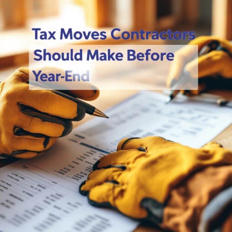 Master Tax Moves Contractors Should Make Before Year-End in 30 days with this bulletproof roadmap:
